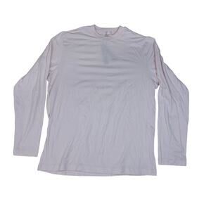 SKIMS Women's Boyfriend Long Sleeve T-Shirt Barely Pink Size S NWT Authentic